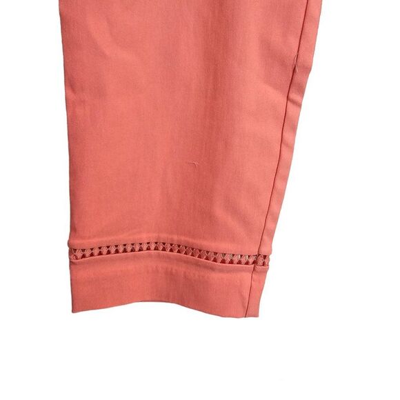 NWT Chico's Coral Sunset So Slimming Brigitte Slim Leg Size 4 - Picture 3 of 7
